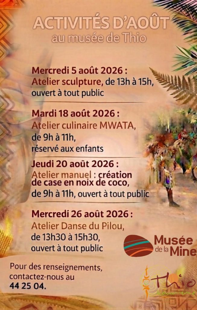 Quoi faire en août en Nouvelle-Calédonie ? Découvrez les ateliers culturels du Musée de la Mine à Thio en Outre-mer
