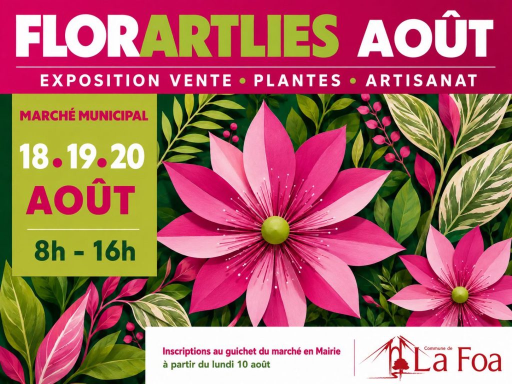 Que faire à La Foa ? Émerveillez vos sens au festival floral et artisanal FLORARTLIES en Nouvelle-Calédonie