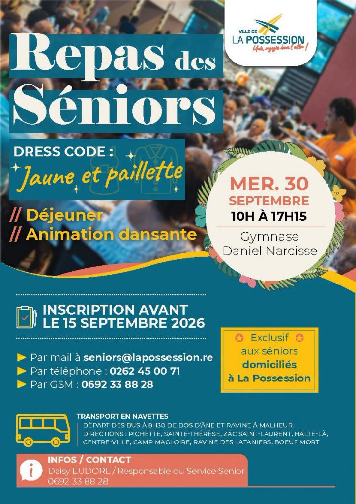 Événement seniors à La Réunion : où faire la fête et célébrer la convivialité à La Possession ?