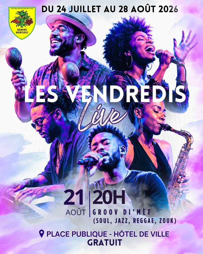 Où sortir le vendredi soir en Guyane ? Le concert gratuit exceptionnel de la ville de Rémire-Montjoly en Outre-mer