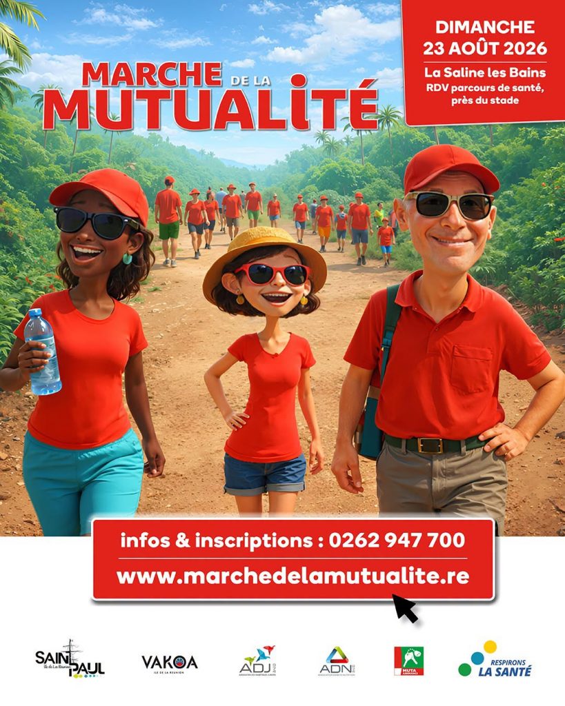 Quoi faire ce week-end ? Participez à la Marche de la Mutualité dans la Ville de Saint-Paul à La Réunion, au cœur de l&rsquo;Outre-mer