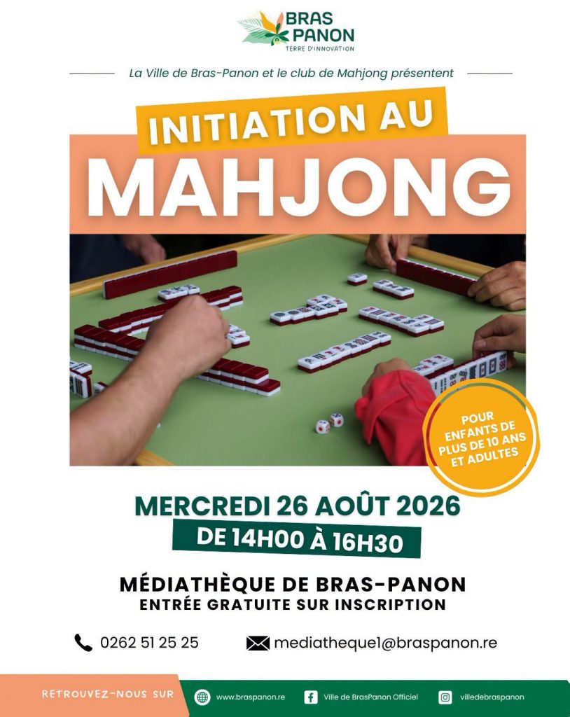 Que faire à La Réunion en août ? Découvrez les ateliers loisirs de la Ville de BrasPanon, pépite d&rsquo;Outre-mer !