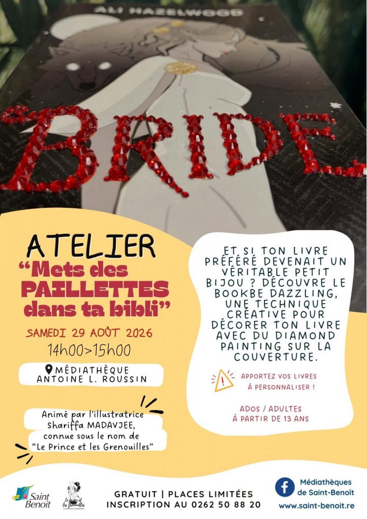 Culture et création : Que faire aux Médiathèques de Saint-Benoît à La Réunion en Outre-mer ?