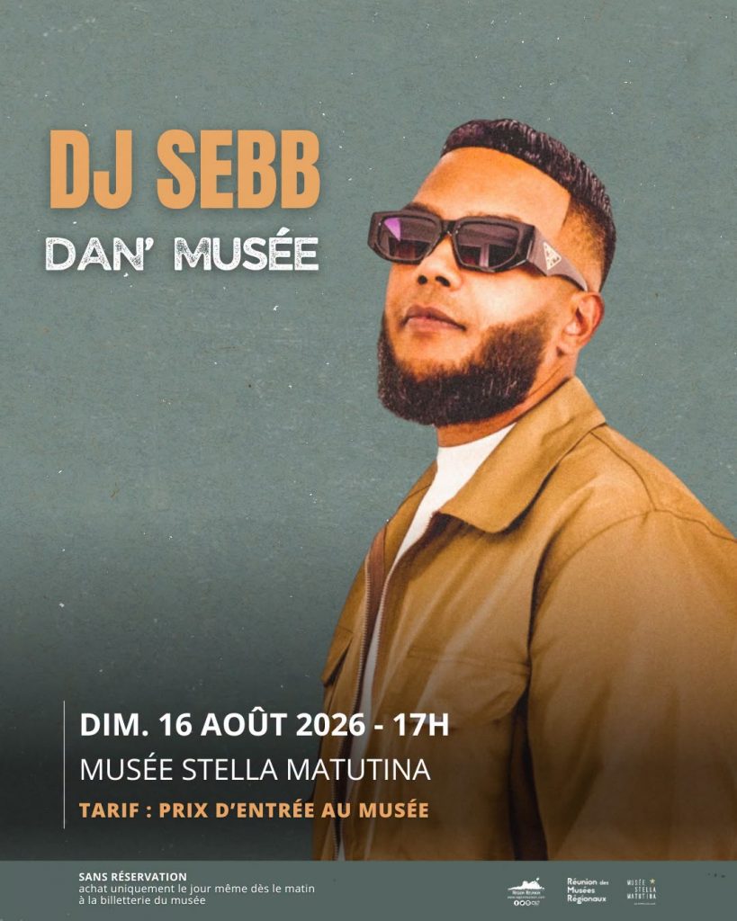 Quoi faire à La Réunion en août : Concert exclusif de DJ Sebb au Musée Stella Matutina