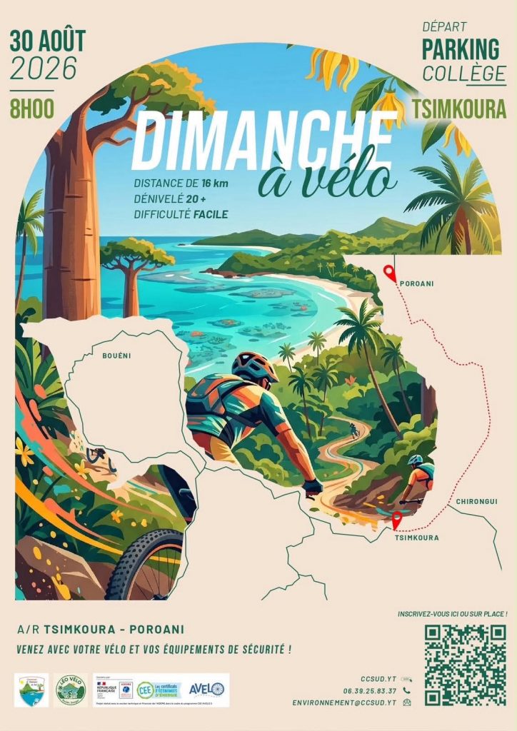 Quoi faire à Mayotte : découvrez le Sud à vélo avec la Communauté de Communes du Sud de Mayotte