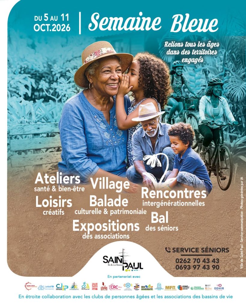 Quoi faire à Saint-Paul pendant la Semaine Bleue ? Découvrez les plus belles activités intergénérationnelles à La Réunion en Outre-mer
