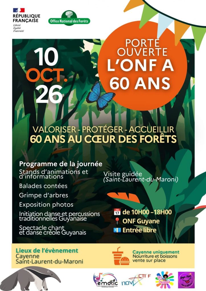Fêter les 60 ans de l&rsquo;ONF en Guyane : le guide pour explorer cet Outre-mer d&rsquo;exception le 10 octobre 2026