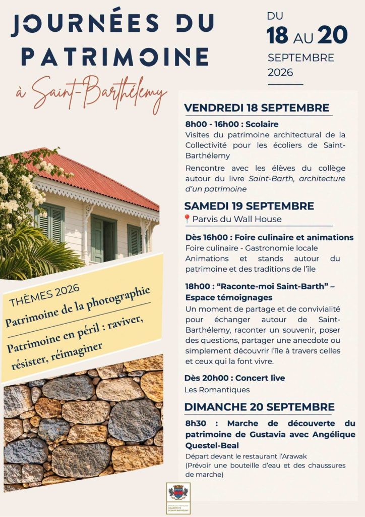 Où voyager en Outre-mer en septembre ? Fêtez les Journées du Patrimoine à Saint-Barthélemy