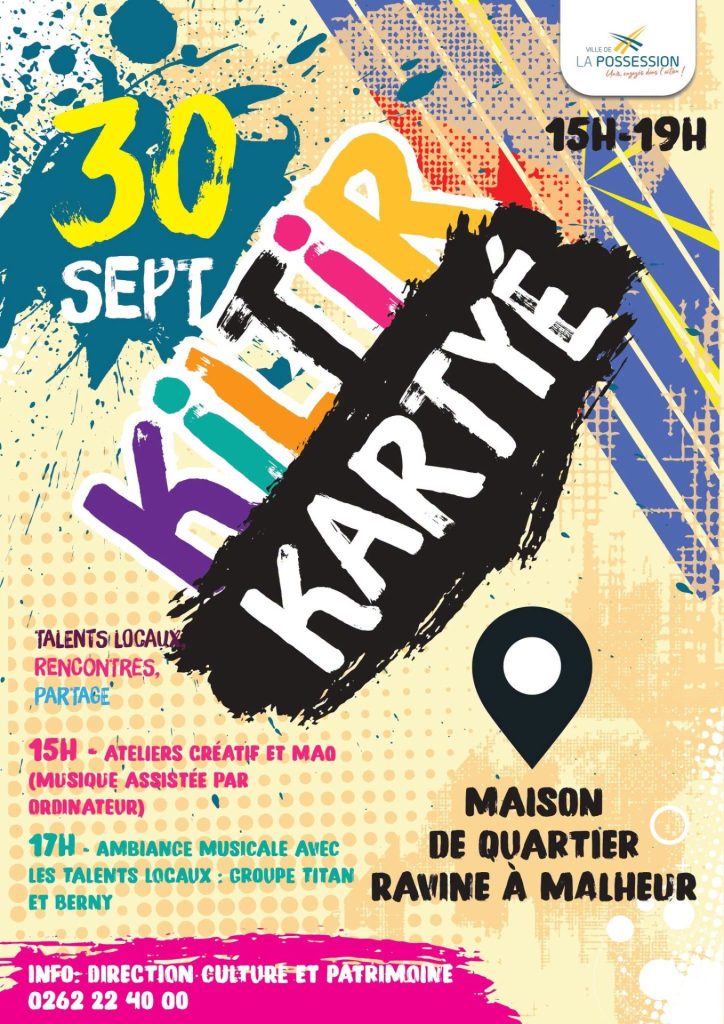 Idées de sorties à La Possession à La Réunion : vibrez au rythme du festival Kiltir Kartyé en Outre-mer
