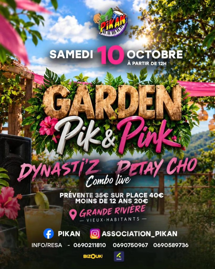 Idées de sorties en Guadeloupe : vibrez à la Garden Pik & Pink au cœur de l&rsquo;Outre-mer