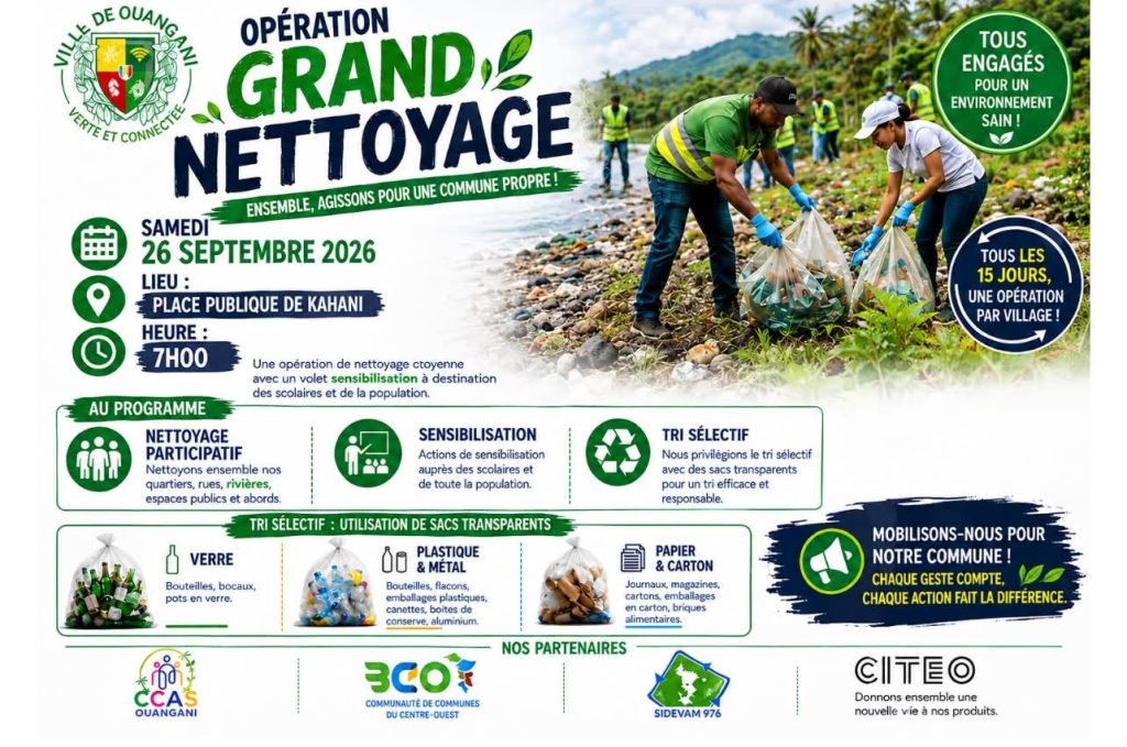 Que faire à Mayotte ce week-end ? Participez à la grande journée citoyenne à Ouangani en Outre-mer