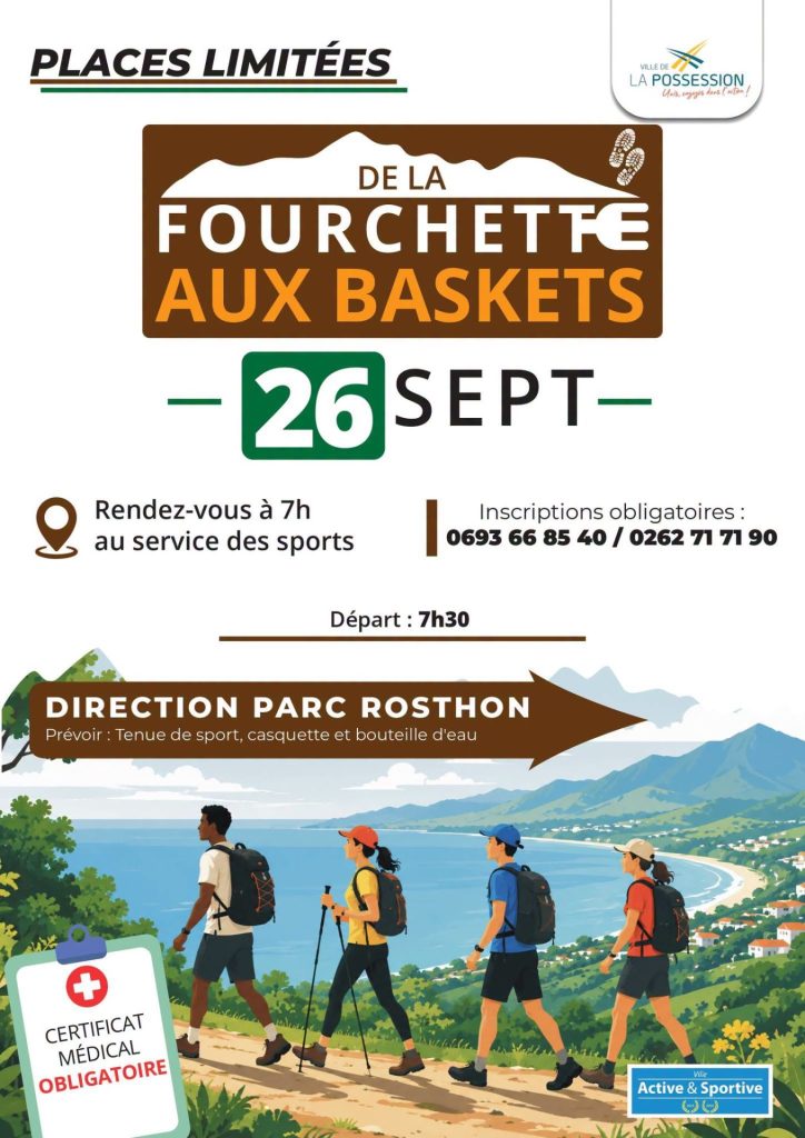 Que faire à La Possession à La Réunion : Comment participer à l&rsquo;événement De la fourchette aux baskets en Outre-mer ?