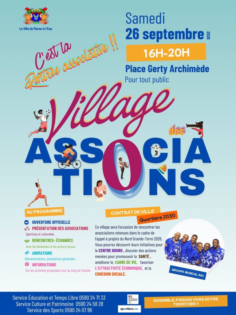 Que faire à Morne-à-l&rsquo;Eau en Guadeloupe ? Découvrez le Village des Associations pour vivre l&rsquo;expérience Outre-mer