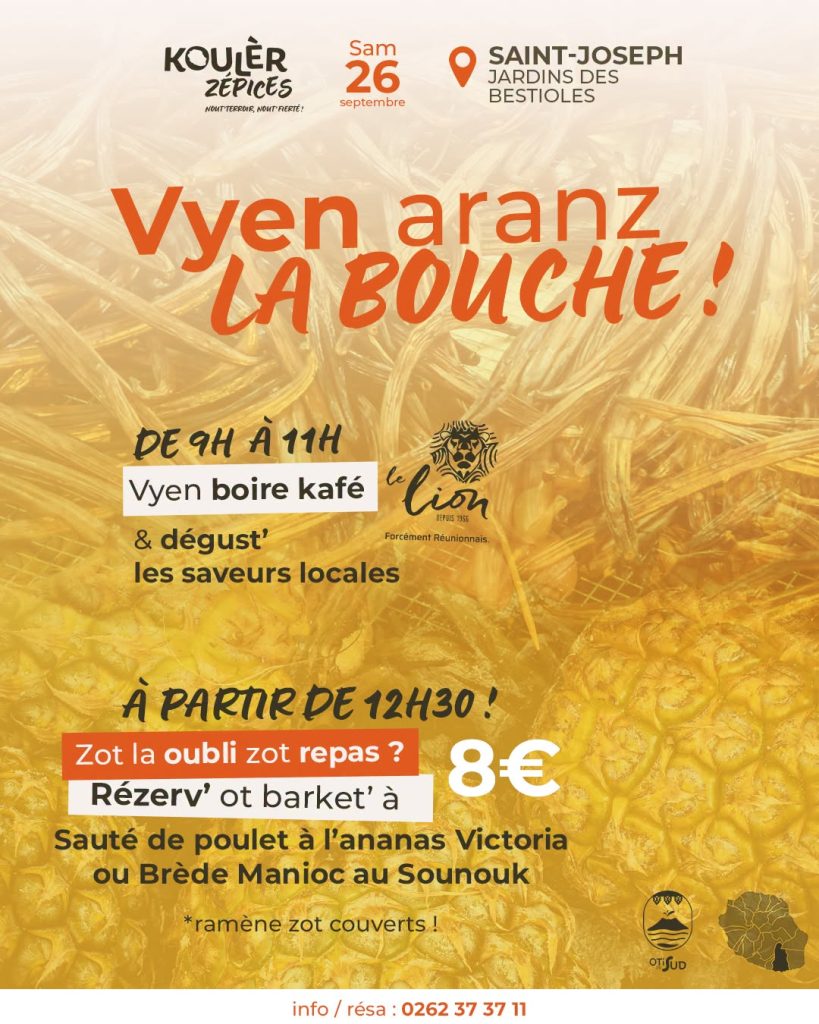 Quoi faire à La Réunion : gourmandises et cari péi aux Jardins des Bestioles en Outre-mer
