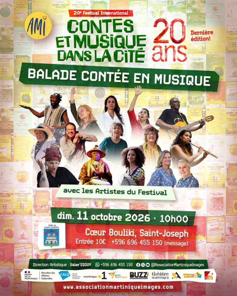 Quoi faire en Martinique ? Découvrez la balade contée du 20ᵉ Festival Contes et Musique à Saint-Joseph en Outre-mer