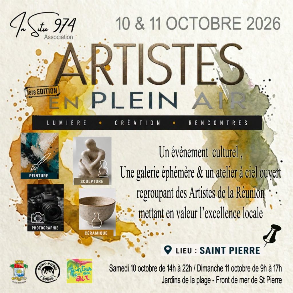 Que faire ce week-end à Saint-Pierre ? Vivez l&rsquo;art en plein air sur le front de mer à La Réunion en Outre-mer