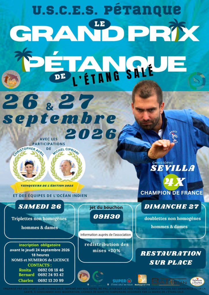 Que faire à l&rsquo;Étang-Salé : assistez au Grand Prix de Pétanque, un événement phare à La Réunion en Outre-mer