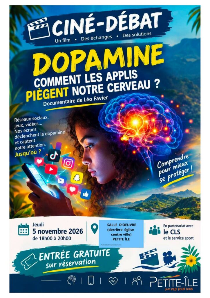 Comment s&rsquo;isoler des écrans à Petite-Île ? Soirée ciné-débat inédite en Outre-mer pour décrypter la dépendance au numérique