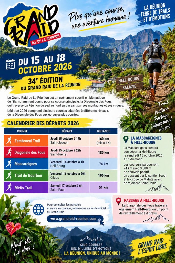 Comment vivre le Grand Raid 2026 à La Réunion : immersion au cœur de Hell-Bourg et des cirques majestueux d&rsquo;Outre-mer