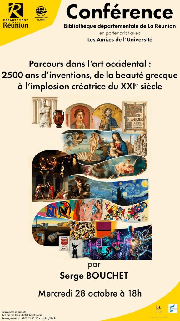 Pourquoi assister à la conférence d&rsquo;art de Serge Bouchet à La Réunion, rendez-vous culturel phare de l&rsquo;Outre-mer ?