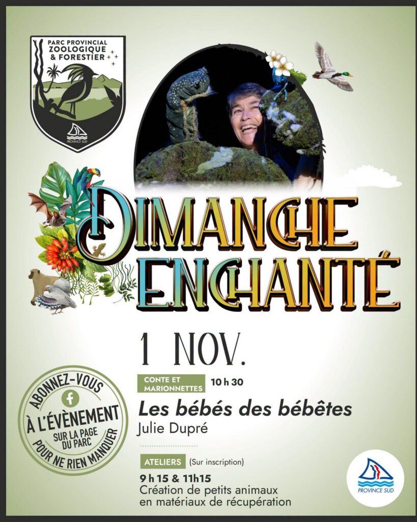 Que faire ce week-end en Nouvelle-Calédonie : Découvrez les Dimanches Enchantés au Parc Zoologique et Forestier des Outre-mer