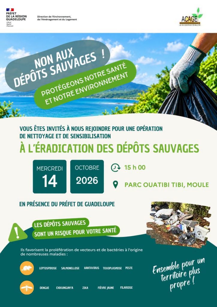 Quoi faire au Moule en Guadeloupe : participez à l&rsquo;action écocitoyenne au parc Ouatibi Tibi pour préserver l&rsquo;Outre-mer