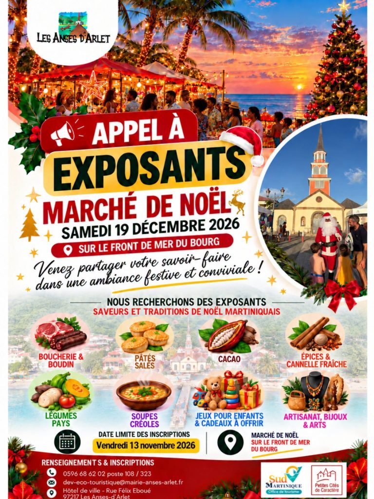 Quoi faire aux Les Anses d&rsquo;Arlet en Martinique : découvrez le marché de Noël et l&rsquo;artisanat local en Outre-mer