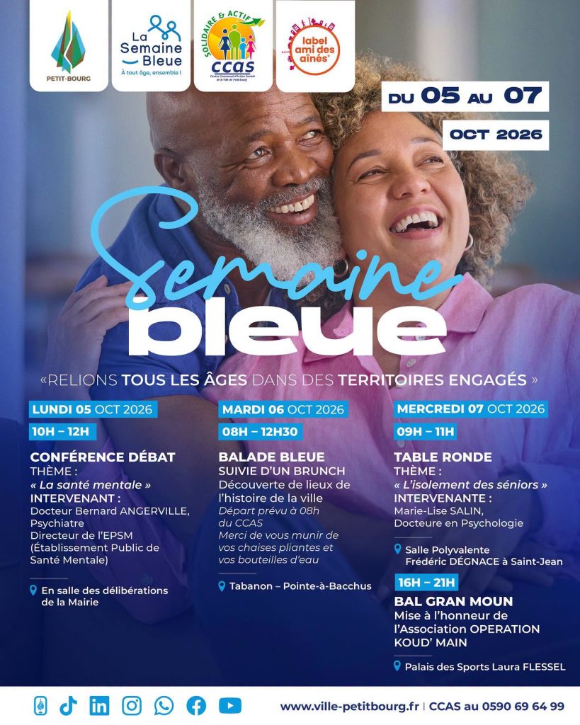 Semaine Bleue à Petit-Bourg : Quoi faire en Guadeloupe pour vivre des moments intergénérationnels uniques en Outre-mer ?