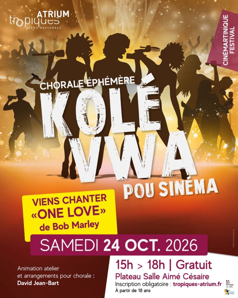 Quoi faire en Martinique ? Participez à la chorale géante à Tropiques Atrium Scène Nationale, l&rsquo;événement musical phare en Outre-mer !