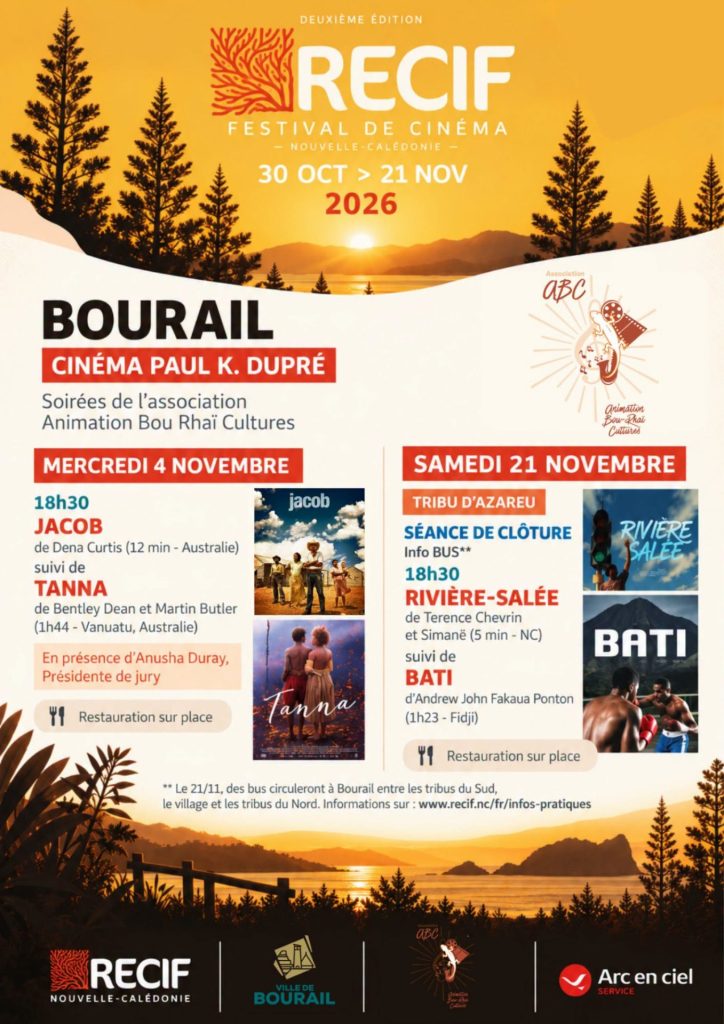 Festival RECIF à Bourail : que faire en Nouvelle-Calédonie pour vivre la magie du cinéma océanien en Outre-mer ?